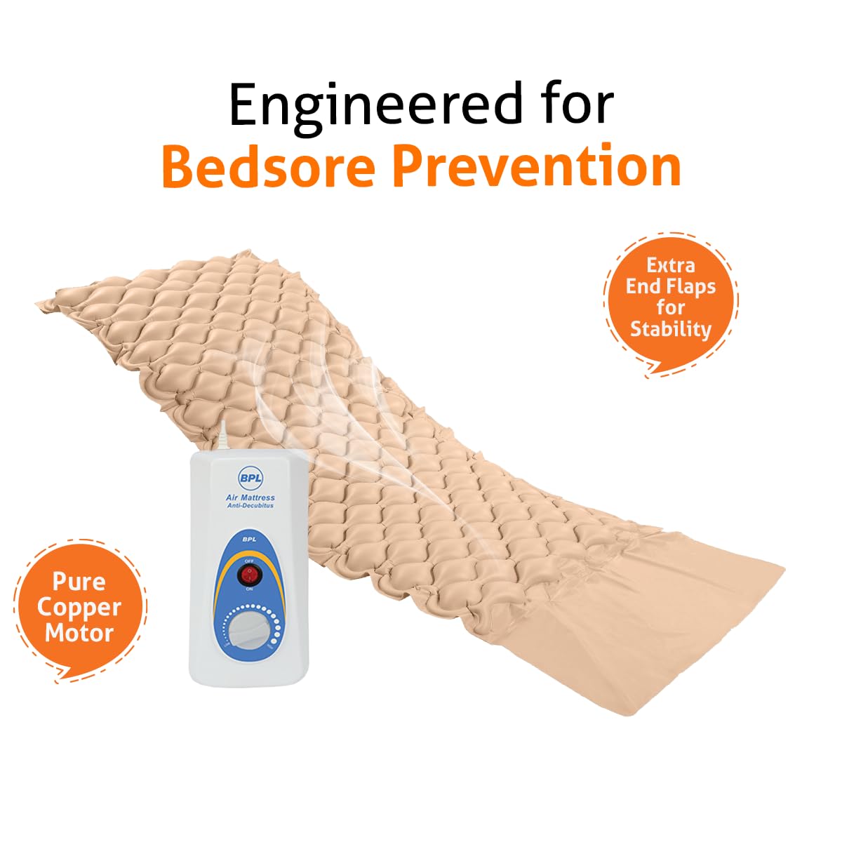 BPL Medical Technologies Air Mattress Therapy for Bed Sores Anti-Decubitus|Bubble Mattress