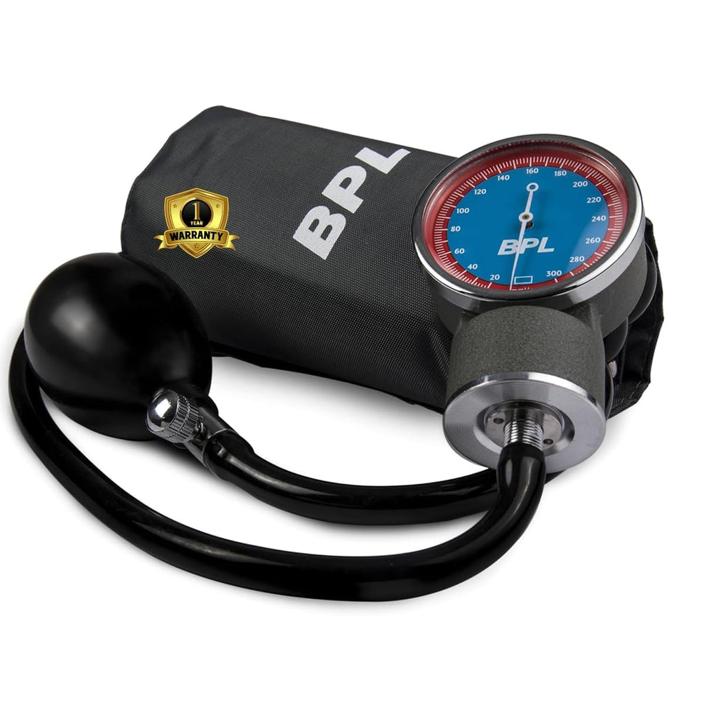 BPL Medical Technologies Manual Large Dial Aneroid Sphygmomanometer Blood Pressure Monitor