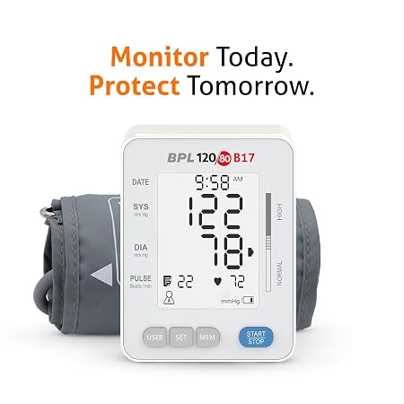 BPL Medical Technologies B17 Digital Blood Pressure Monitor with USB, LCD Display
