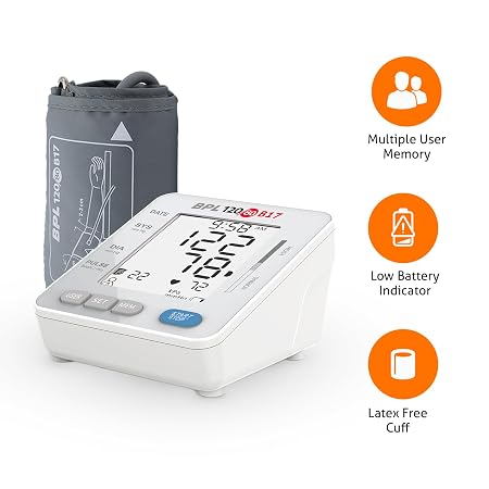 BPL Medical Technologies B17 Digital Blood Pressure Monitor with USB, LCD Display