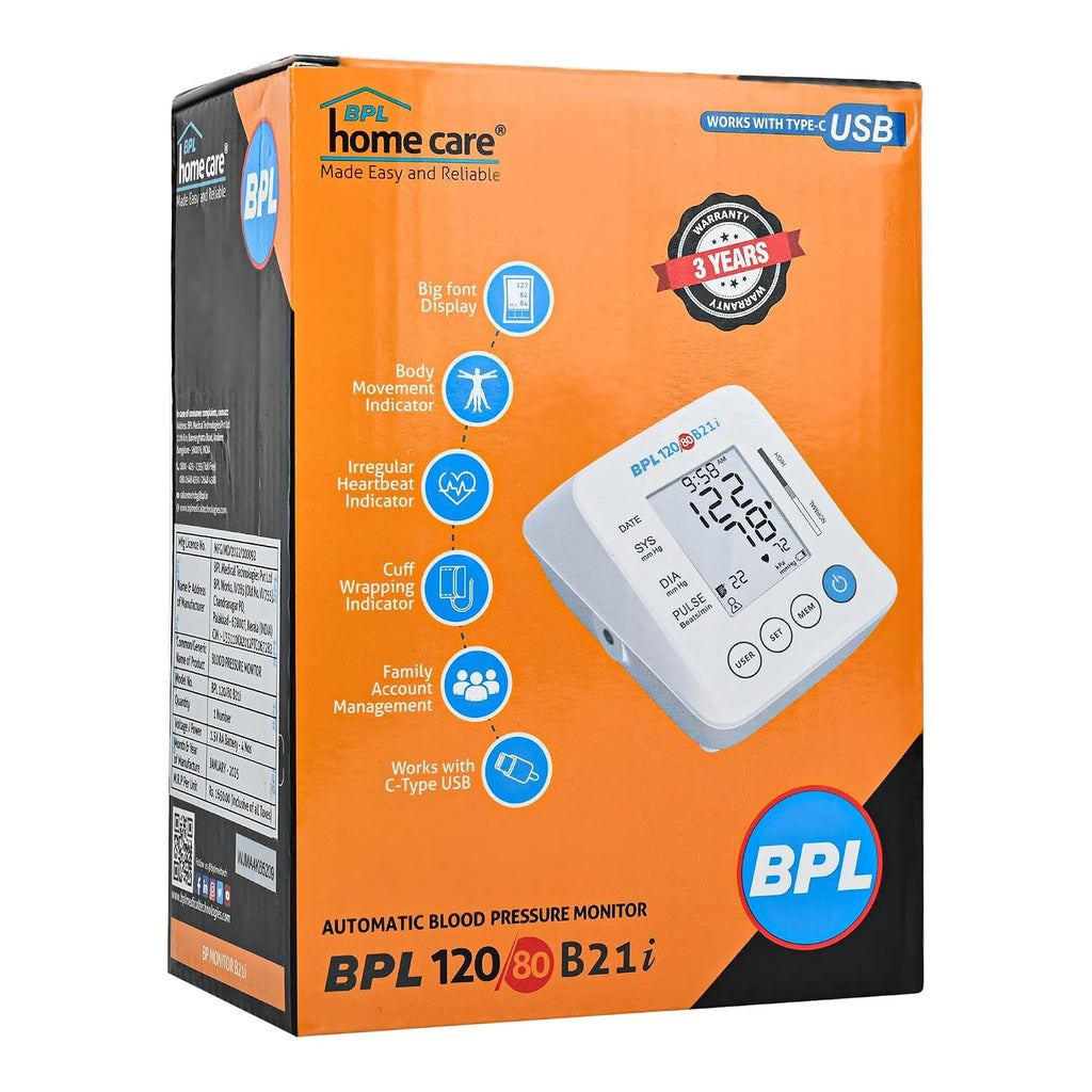 BPL Medical Technologies B21i Automatic Blood Pressure Monitor