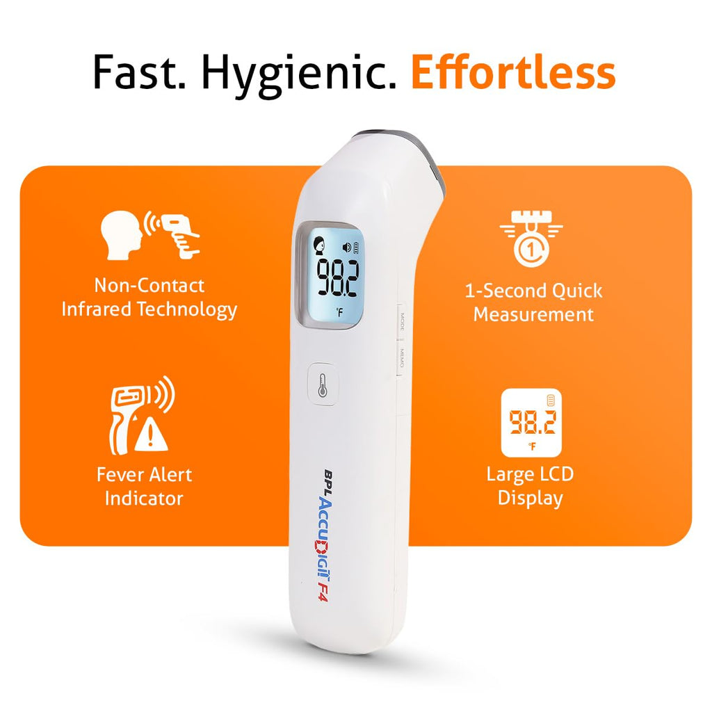 BPL Medical Technologies Accudigit F4 Non Contact Infrared Thermometer