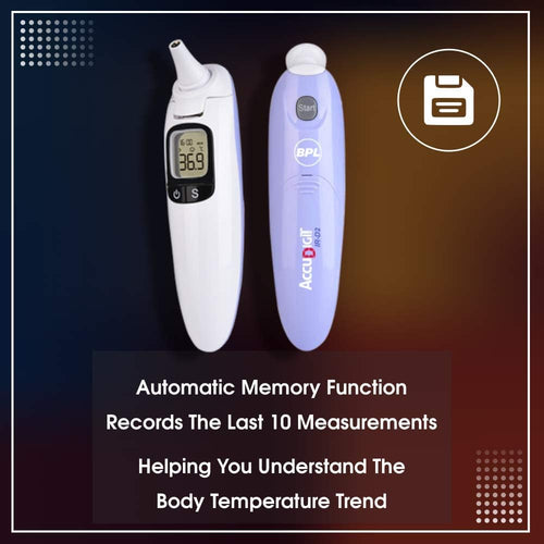 BPL Medical Technologies Accudigit IR-D2 Non Contact Infrared Thermometer