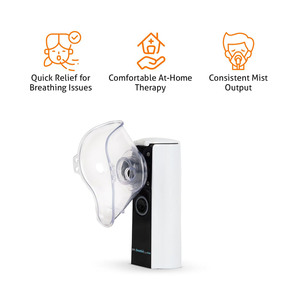 BPL Medical Technologies Breath Ezee N20 Handheld Mesh Nebulizer Machine