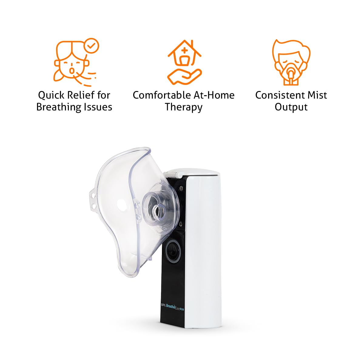 BPL Medical Technologies Breath Ezee N20 Handheld Mesh Nebulizer Machine