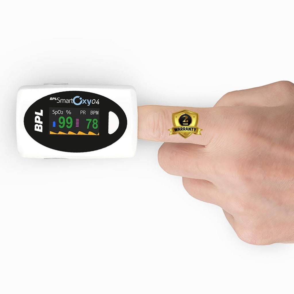 BPL Medical Technologies Smart Oxy 04 Tip Pulse Oximeter |High Accuracy|SPO2